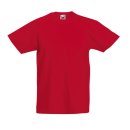 F140K - Fruit of the Loom Kids Valueweight T  Red   128
