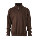 James&Nicholson | Daiber Workwear Half Zip Sweat | Half Zip Sweatshirt Herren