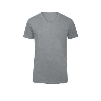 B&amp;C V-Neck Triblend T-Shirt /Men