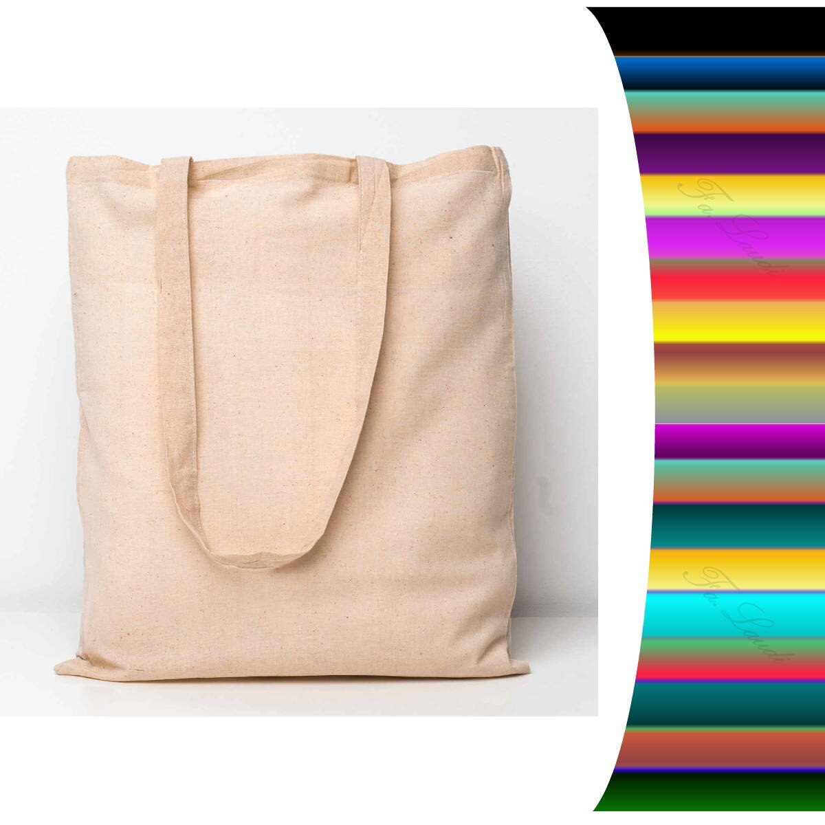 Printwear Cotton Bag BASIC Long Handles | Taschen