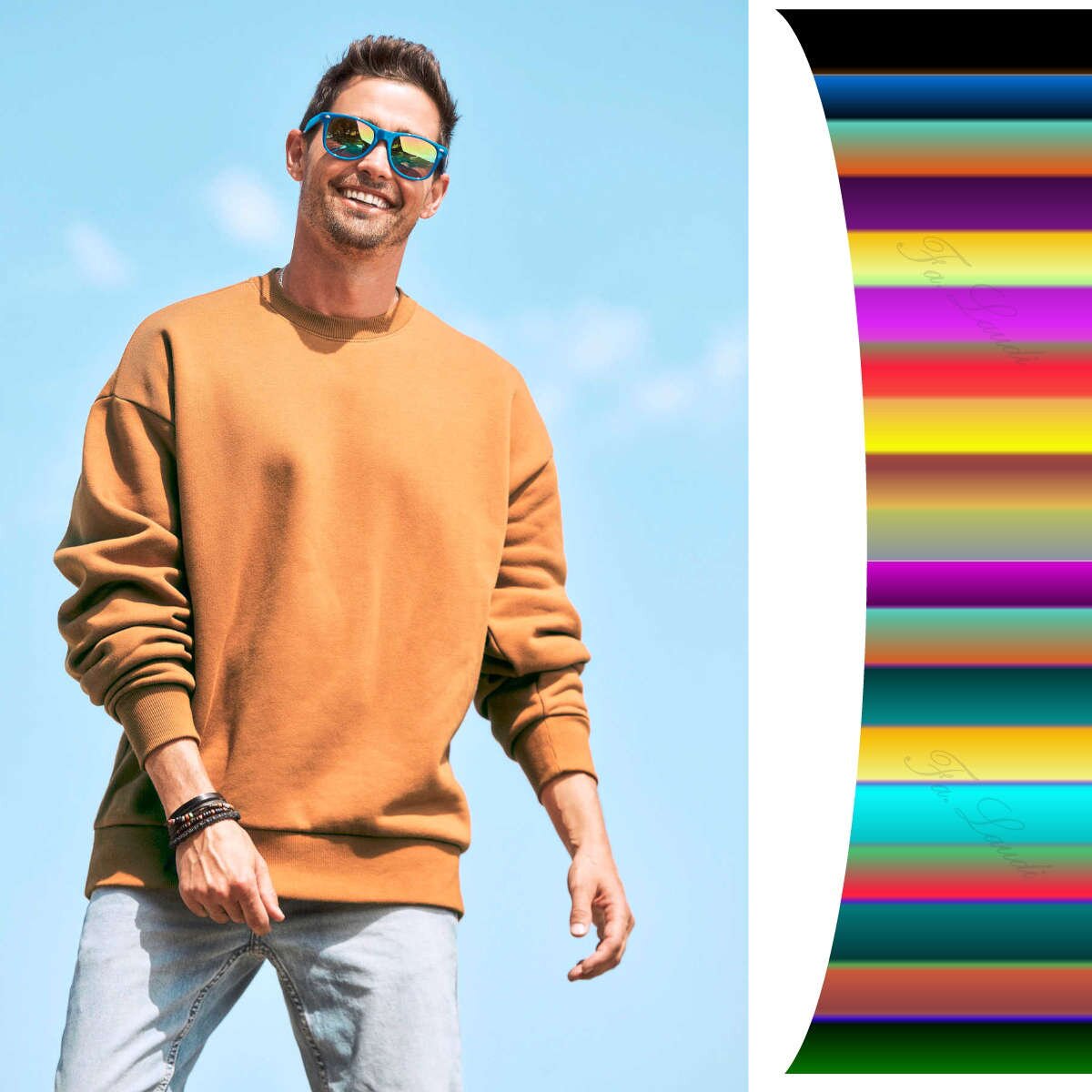 Next Level Apparel Unisex Heavyweight Sweatshirt | Herren