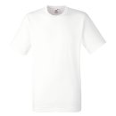 F182 - Fruit of the Loom Heavy Cotton T  White   M
