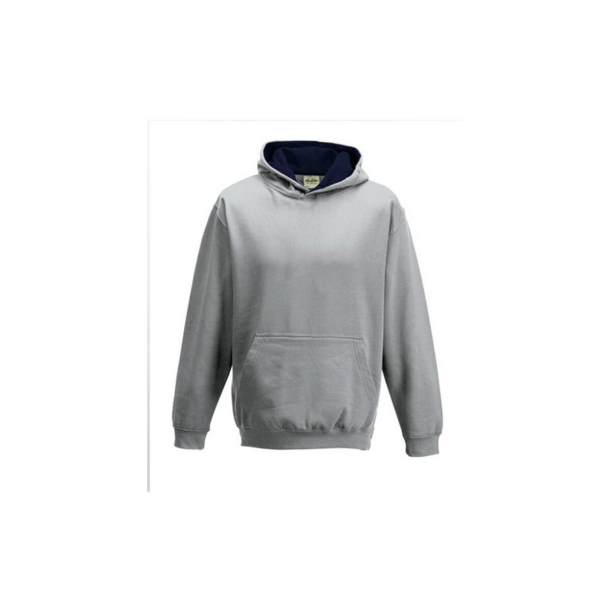 Heather Grey  French Navy