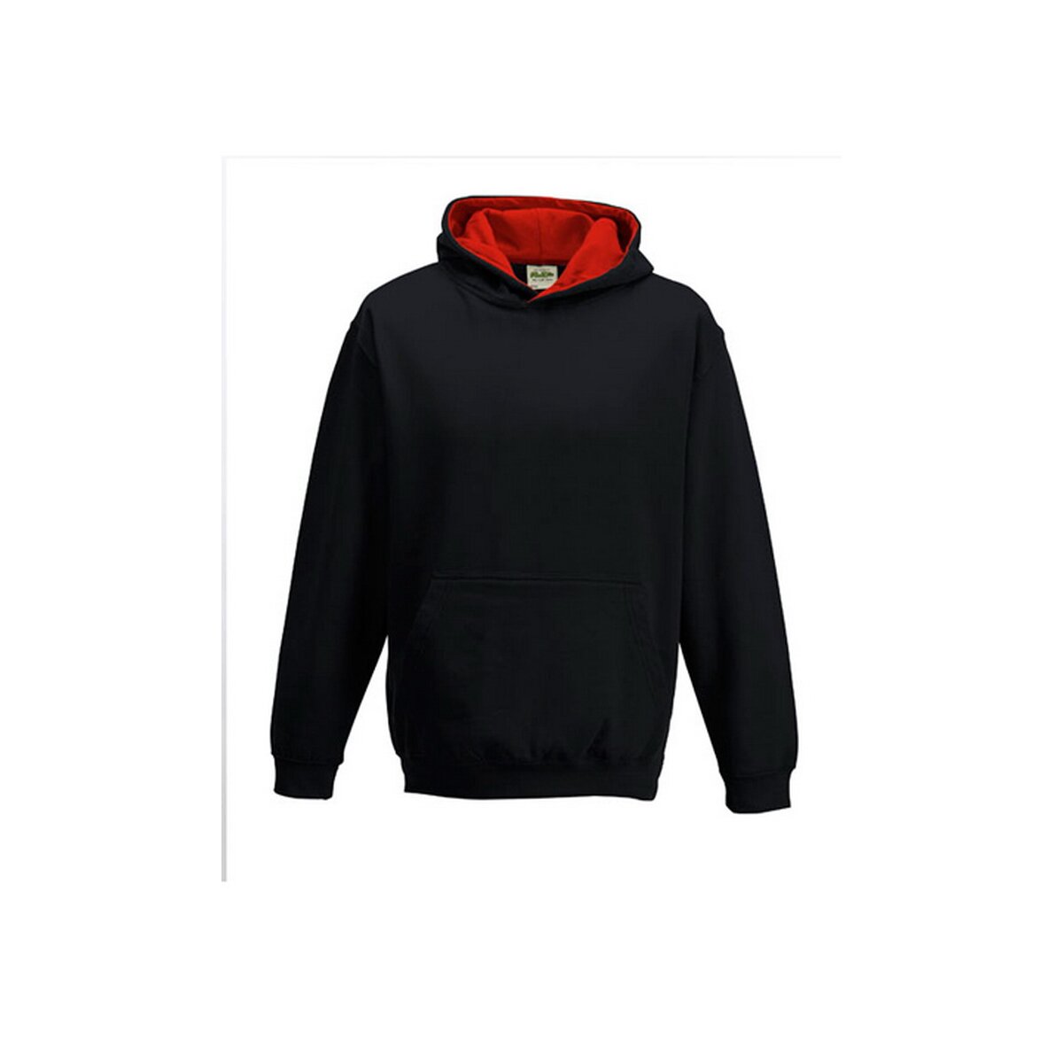 Jet Black  Fire Red