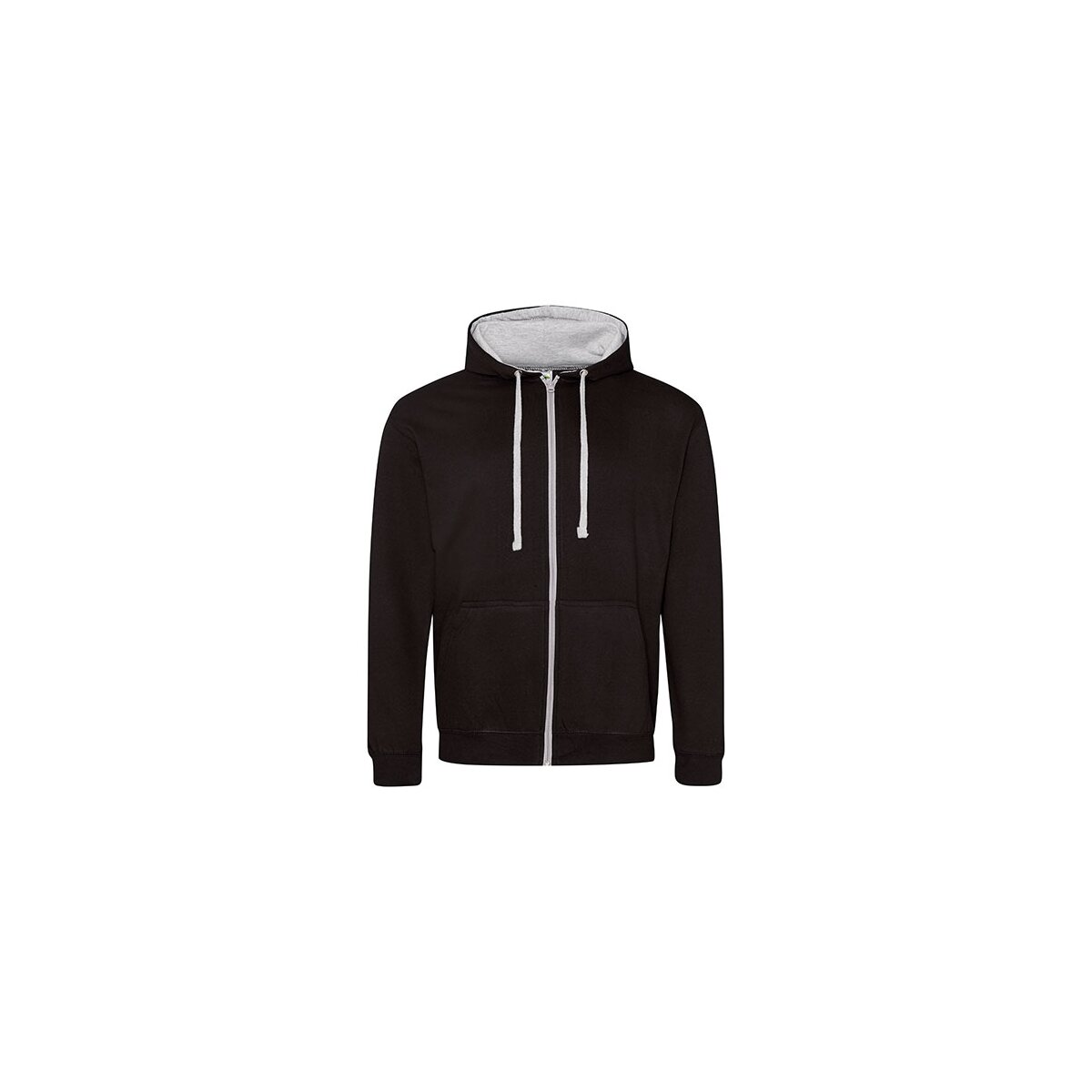 Jet Black  Heather Grey